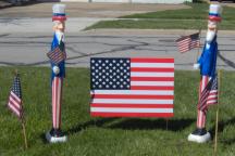 Patriotic - Uncle Sam and Flags